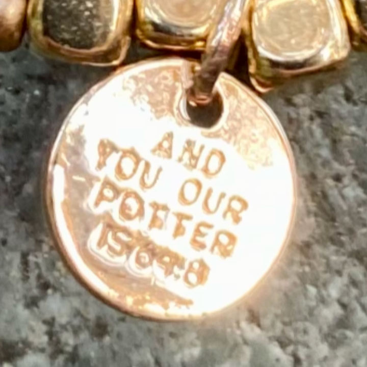 The clay and the Potter - Petite Christian bracelet