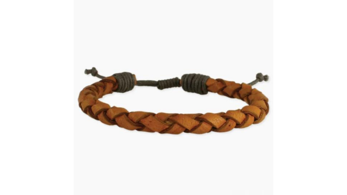 Men's religious 2025 leather bracelets