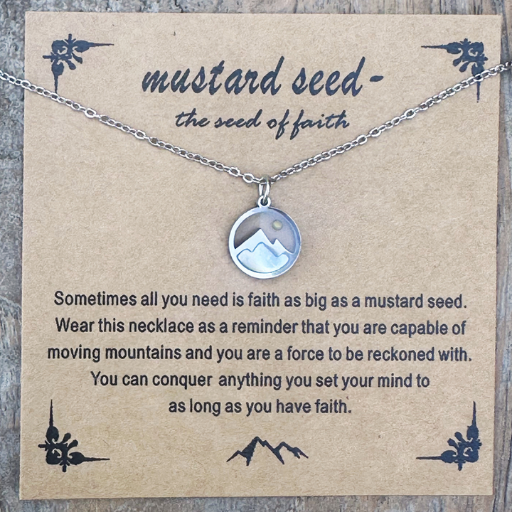 Mustard Seed - Faith Necklace