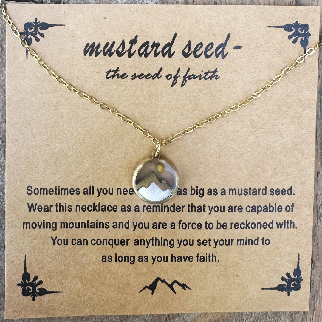 Mustard Seed - Faith Necklace