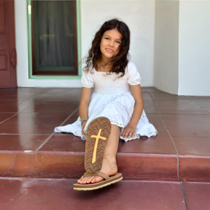 Kid's Cross Bottom Sandals